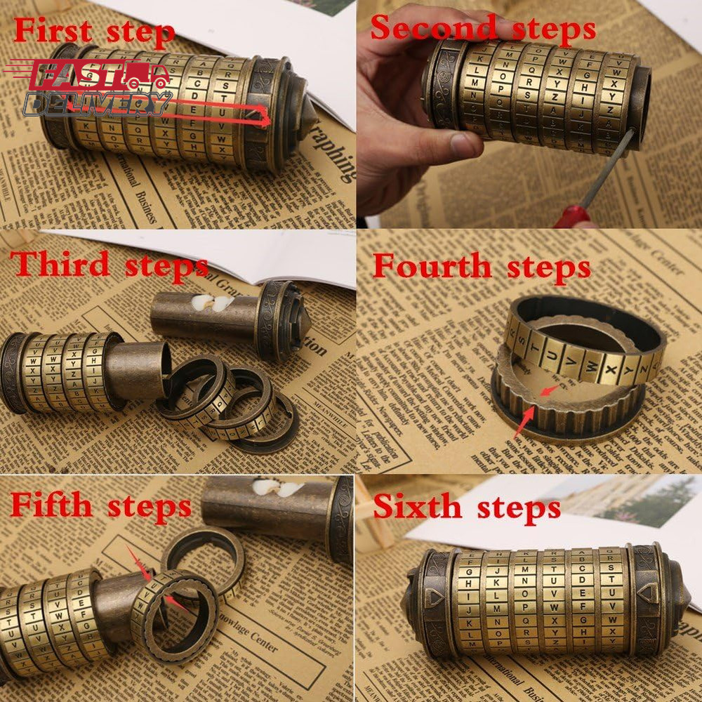 Da Vinci Code Mini Cryptex Valentine'S Day Interesting Creative Romantic Birthda