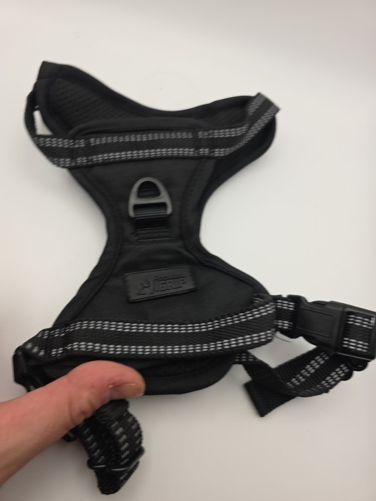 Nib Gorilla Grip Dog Harness No-Pull Black Comfortable Durable Handle Medium
