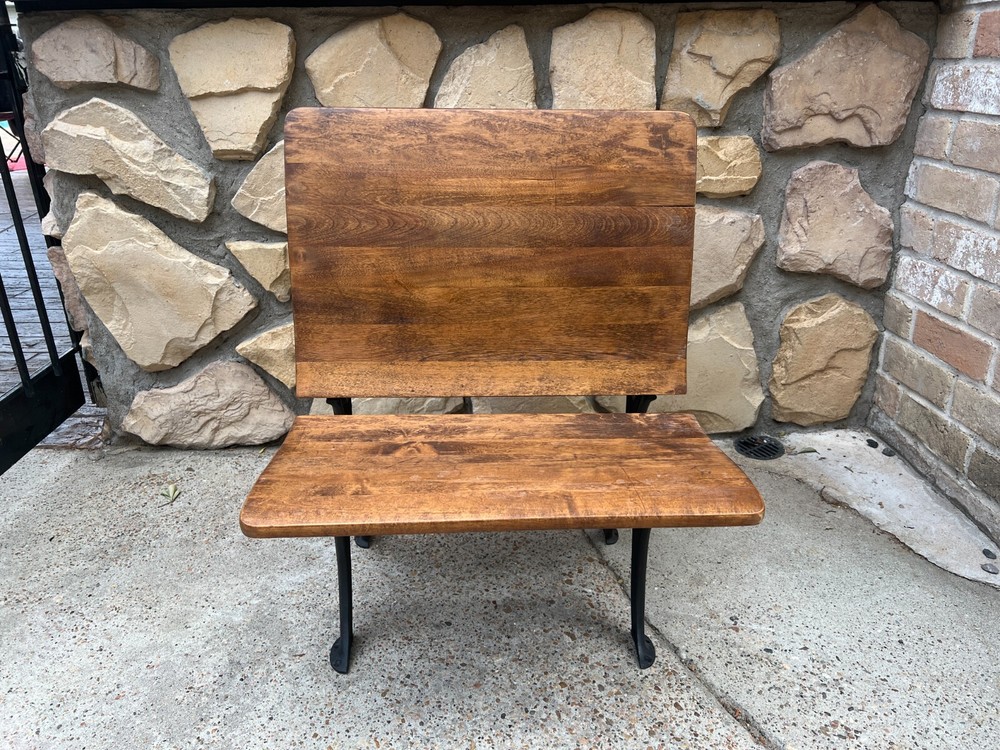 Antique school desk