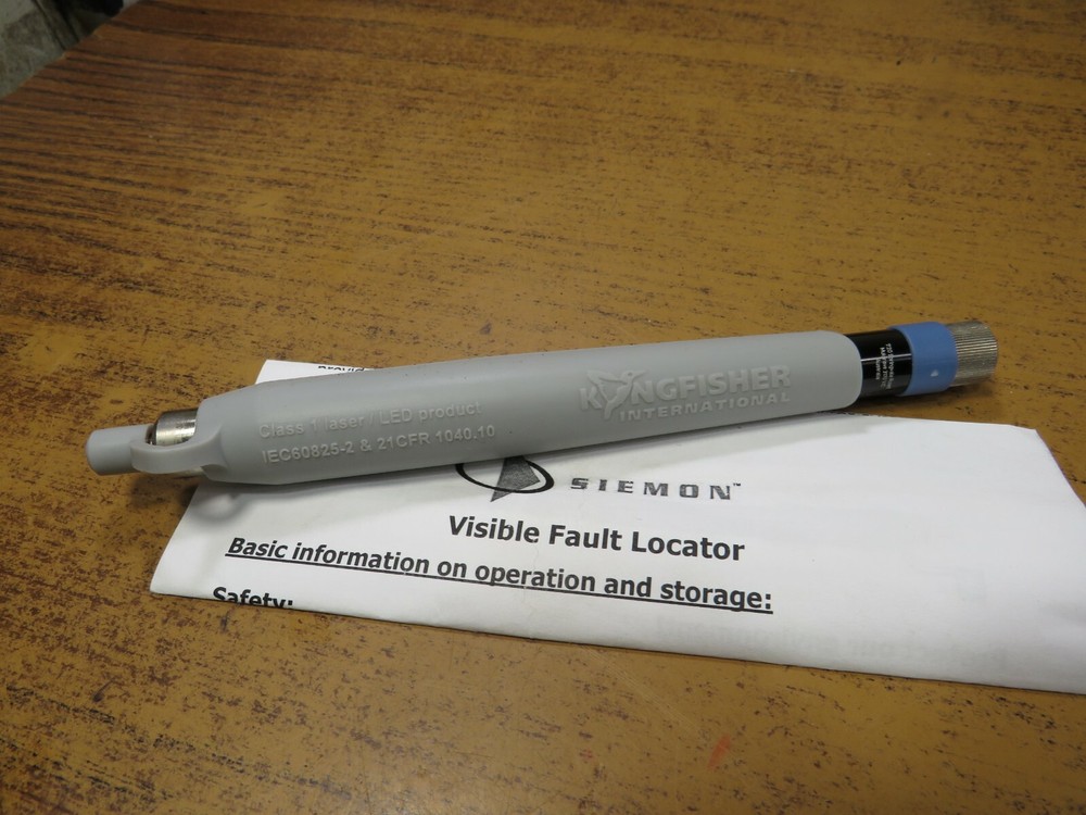 siemon Visual Fault Locator Pen, Fiber Testing and Certification