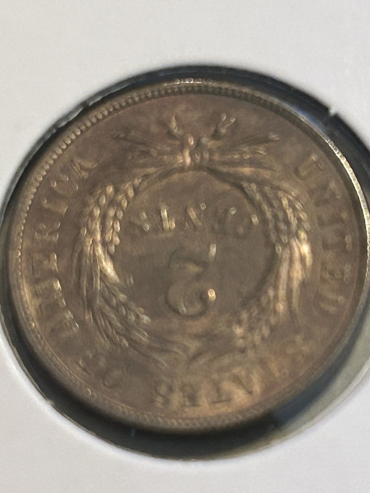 1868 two cent piece Nice High Grade Bargain Check My Listings 😊