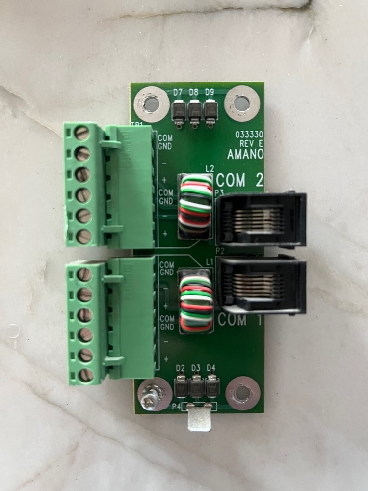 AMANO AMG 2000 4000 U14130 PCB ASSEMBLY, RWPV COMMUNICATIONS INTERFACE Parking