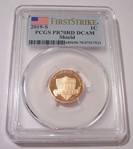 2019 S Lincoln Shield Cent Proof PR70 DCAM PCGS First Strike
