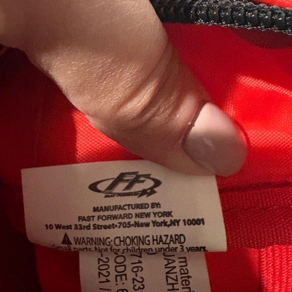 Marvel Bear Red and Blue Spider Backpack