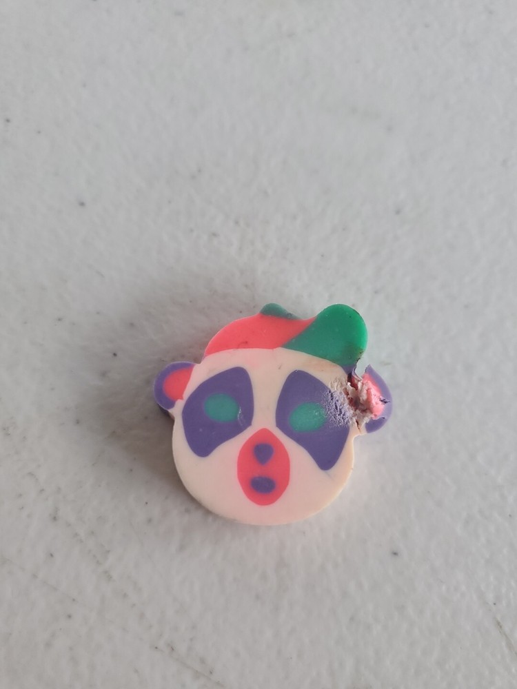 Vintage Lisa Frank Painter Panda Small Eraser