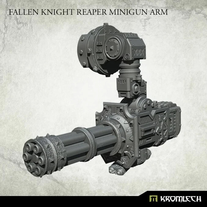 KROMLECH FALLEN KNIGHT REAPER MINIGUN ARM