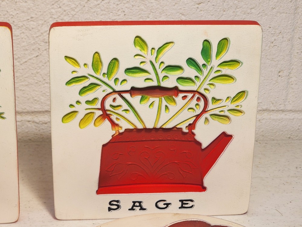 Vintage Pottery Kitchen Wall Art