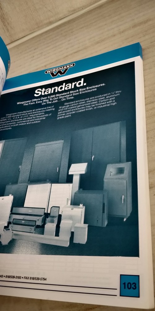 WIEGMANN engineering Catalog 5th edition electrical enclosures C2