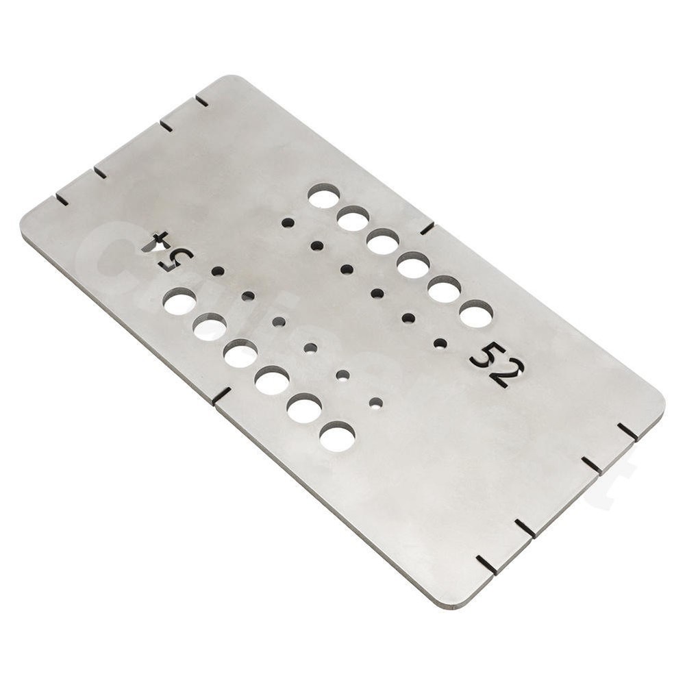 US For Guitar String Through Drilling & Fitting Ferrules Drilling Guide Template