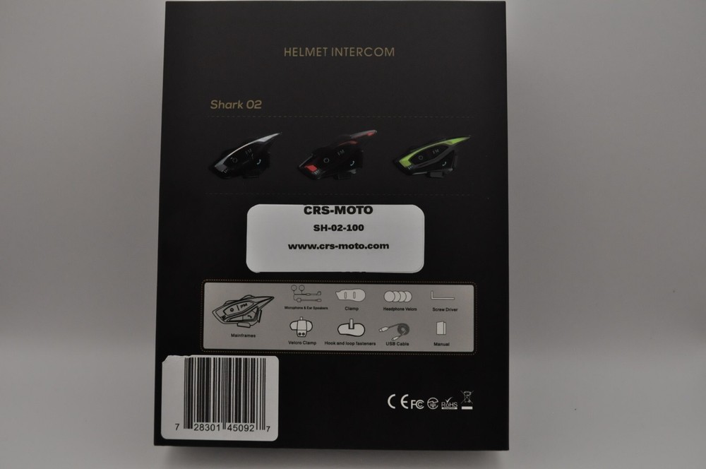 Hysnox Motorcycle Helmet Bluetooth Headset Shark-02