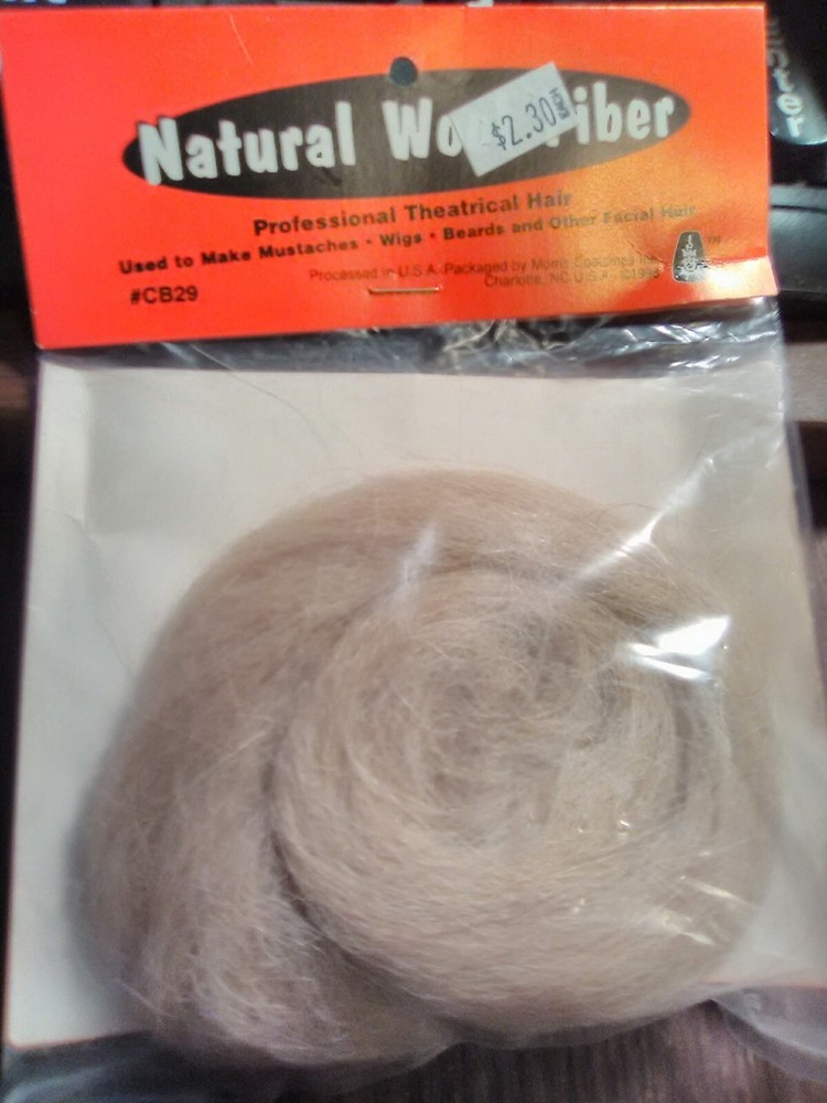 Morris~Natural Wool Fiber (Real)