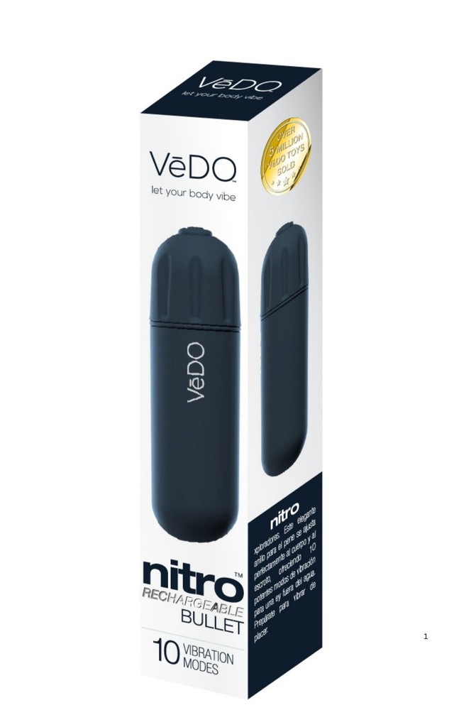Nitro Rechargeable Bullet - Black