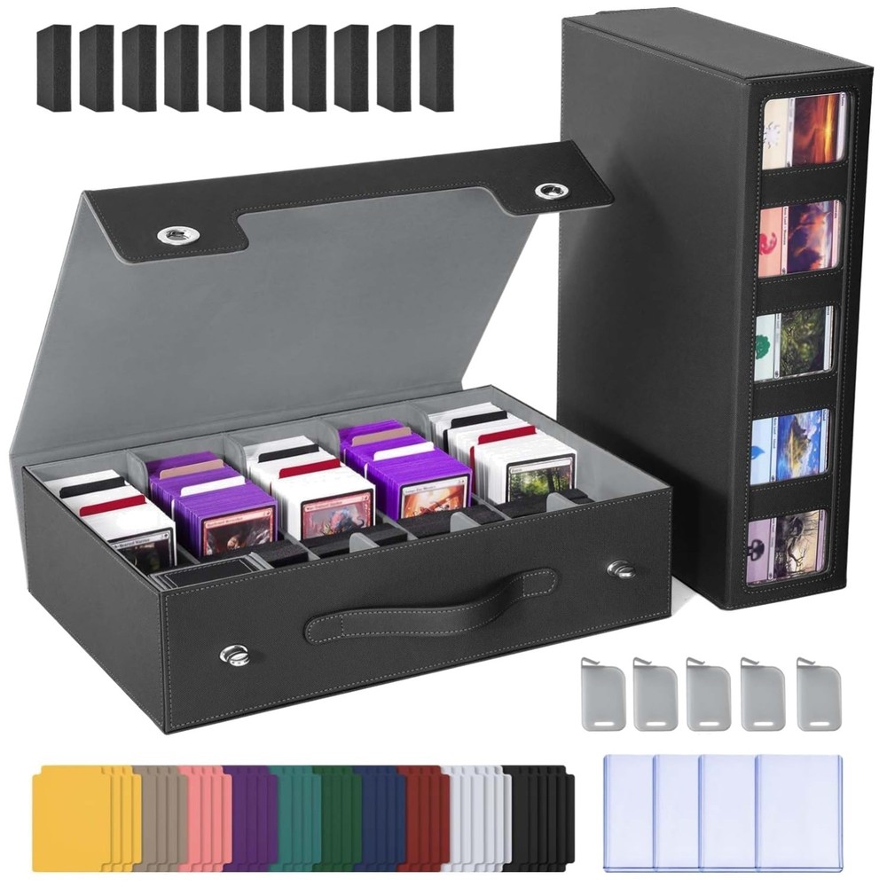 Waterproof Trading Card Storage Box for 3900+
