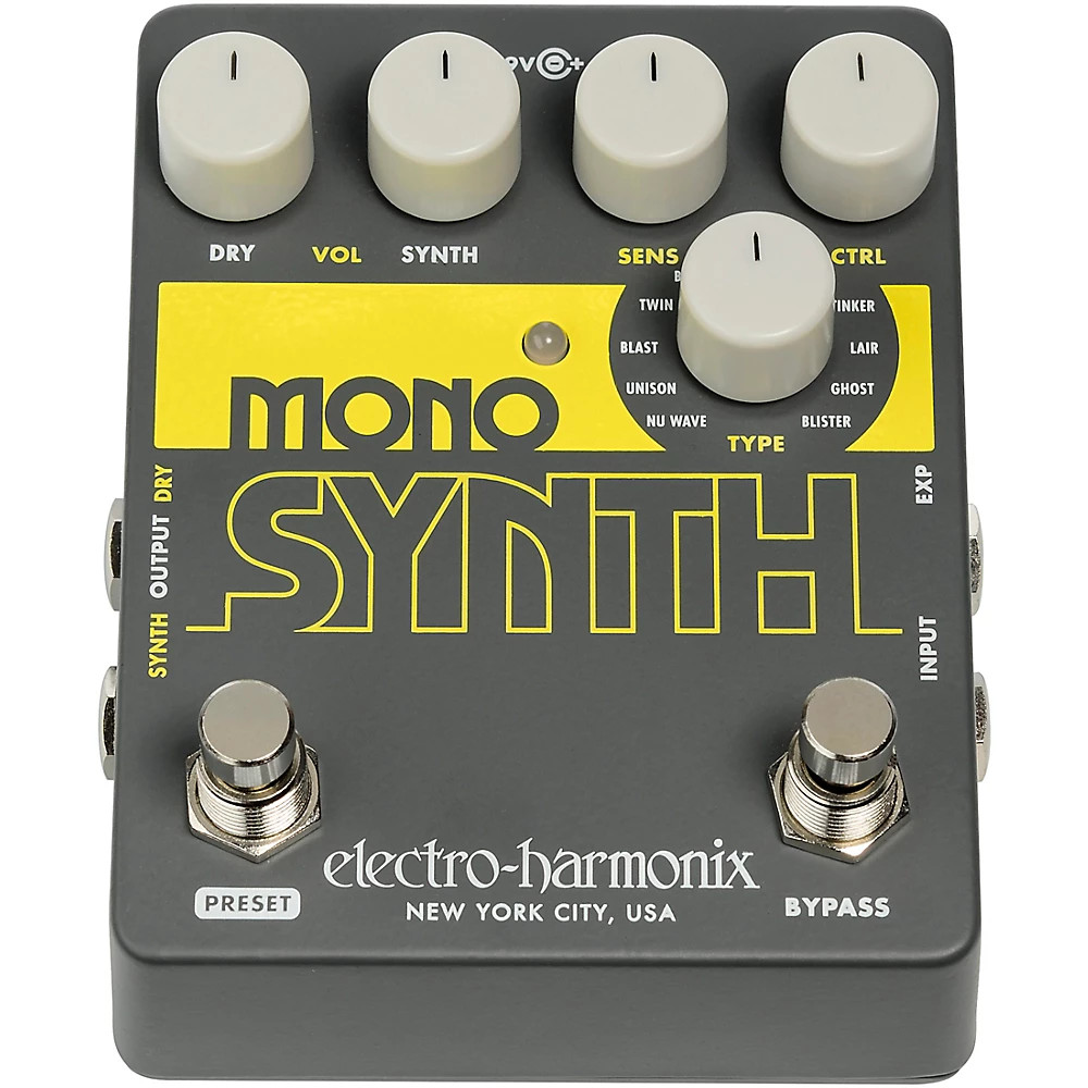 Electro-Harmonix Guitar Mono Synth Effects Pedal