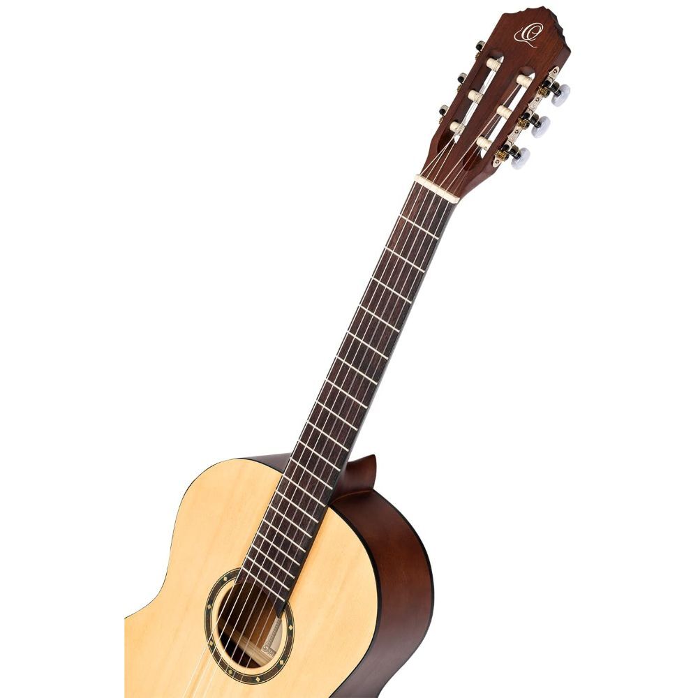 Ortega Guitars 6 String Student Series Pro Solid Top Nylon Classical Guitar