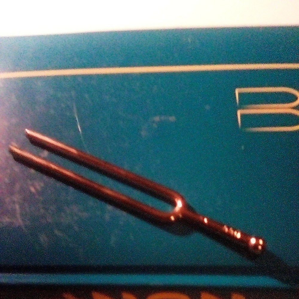 Tuning fork for musical instruments. Clear. Wittner brand.