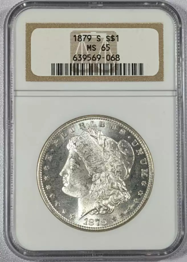 1879 S Morgan Silver Dollar NGC MS-65