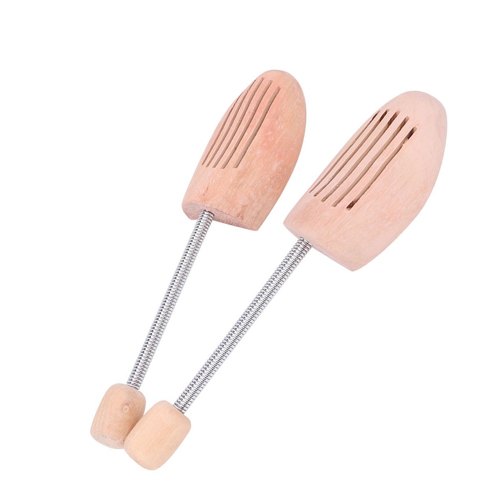2Pcs Wood Shoe Tree With Spring Column Size 39-40