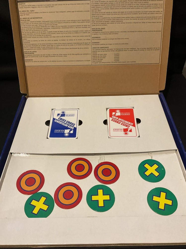 The Learning Journey Criss Cross Retro Complete Game