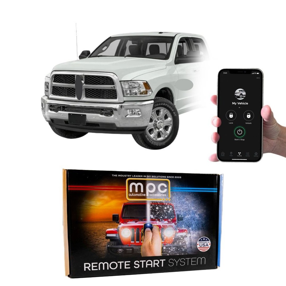 Smartphone or OEM Activated Remote Starter For 2013-2017 RAM 2500