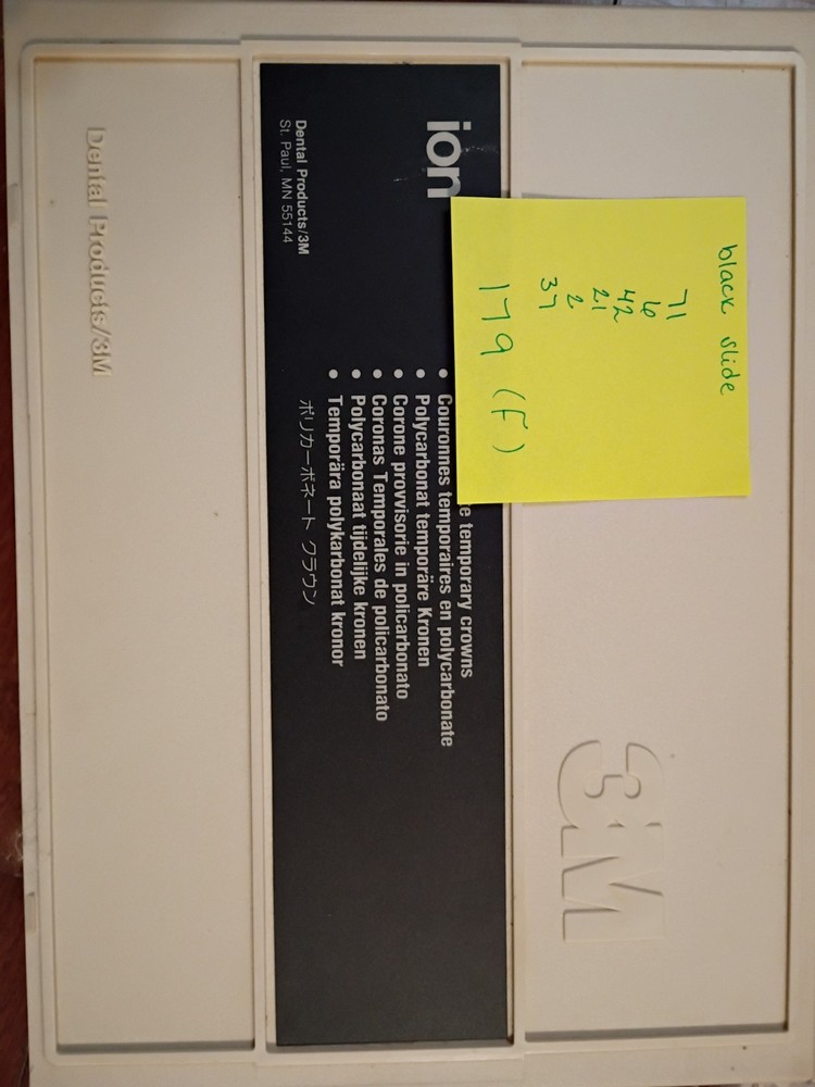 3m Ion Polycarbonate Temporary Crowns