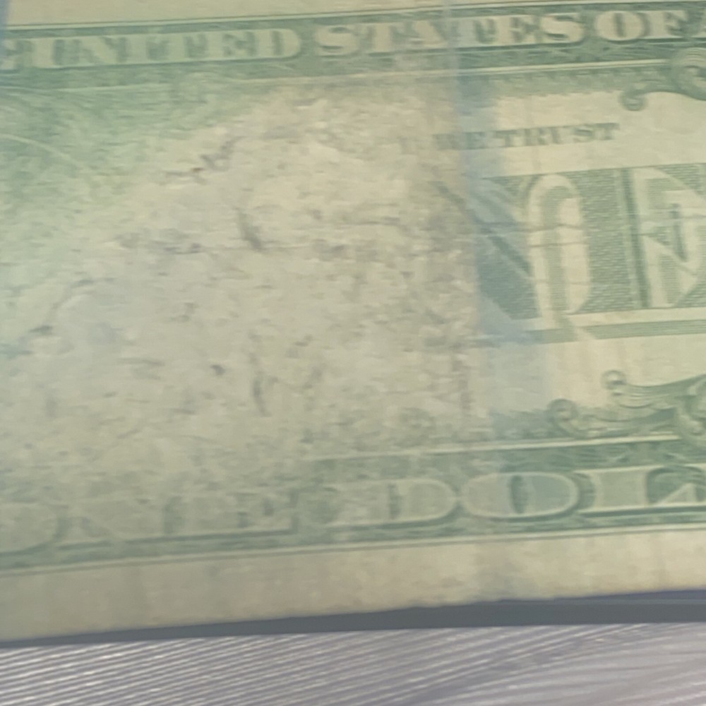 1957-A $1 ONE DOLLAR SILVER CERTIFICATE “INKING ERROR”