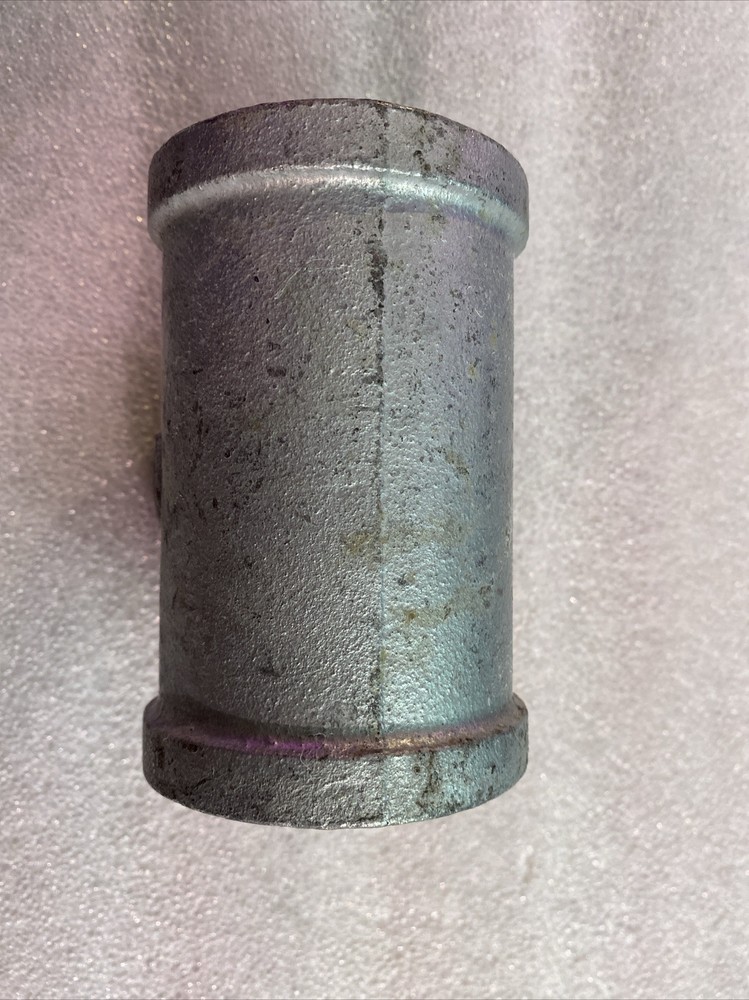 2"x2"x2" Black Galvanized IronTee T Pipe Fitting Threaded