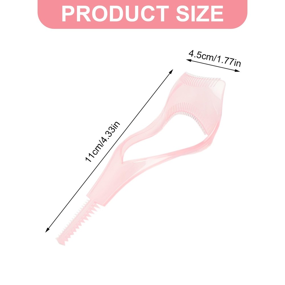 QIYUDA 3 Pcs Mascara Shield Applicator Guard, 3 in 1 Protector Tool powdered