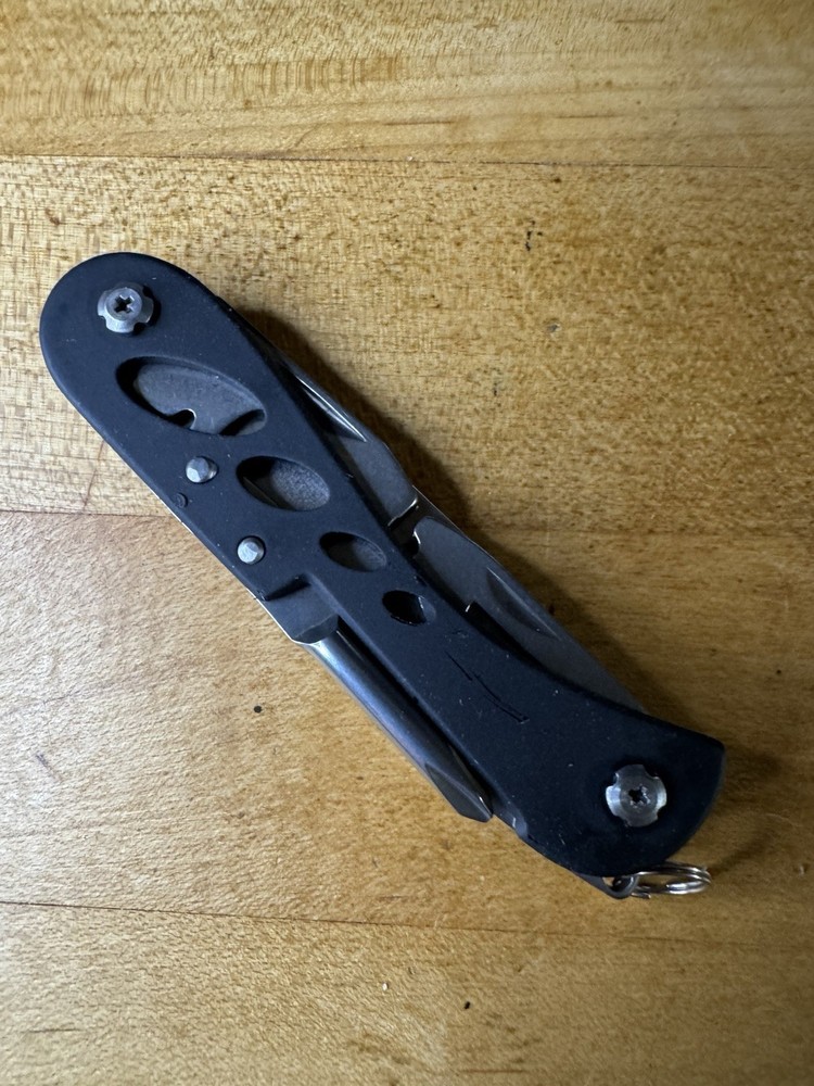 Baladeo ECO161 Barrow MultiTool Knife Screwdriver Corkscrew Opener Rubber Handle