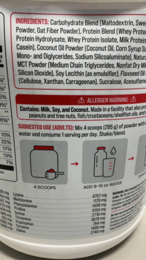 BASIC SUPPLEMENTS Mass Gainer Protein Powder