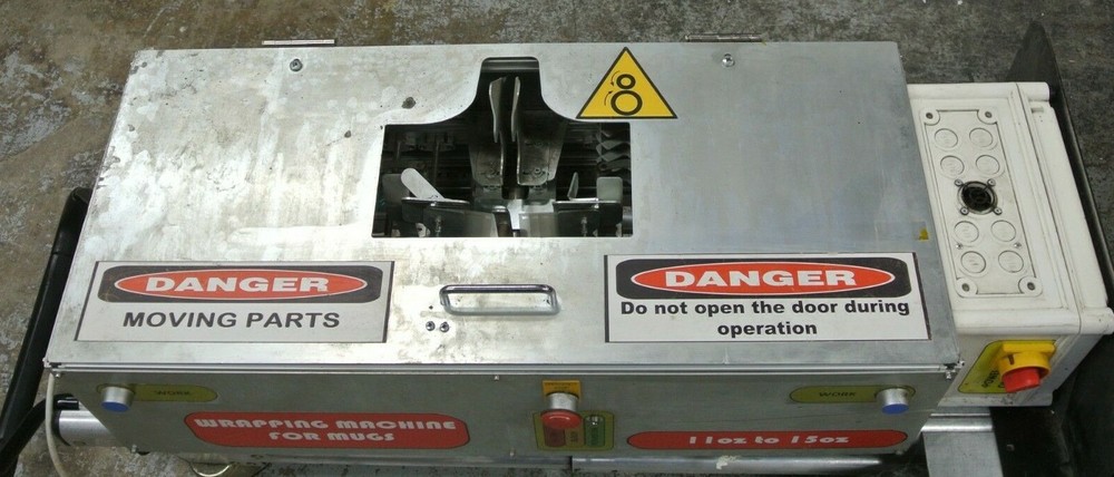 Industrial Wrapping Machine for Mugs HAWM2016 -- FOR PARTS/ UNTESTED!!