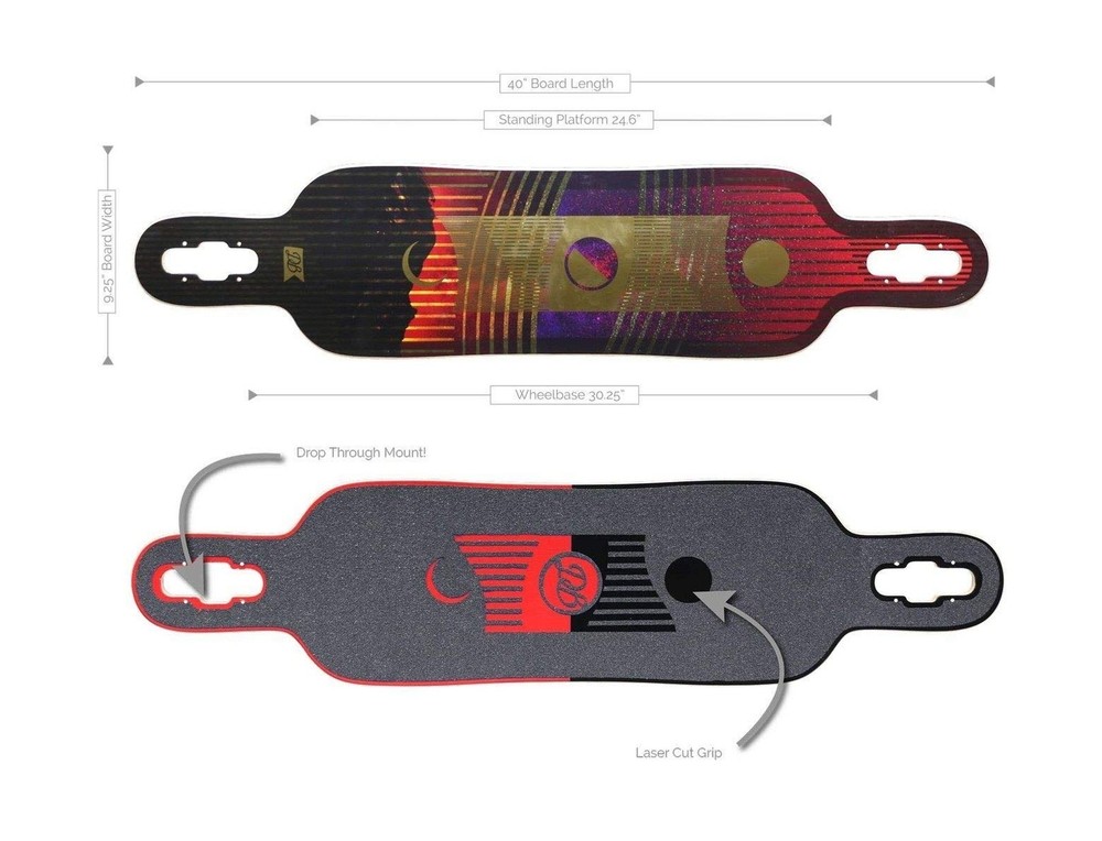 DB Longboards Drop Through Longboard Complete Phase 40"