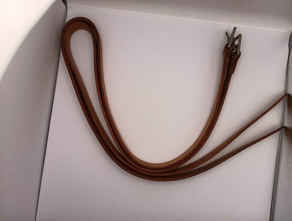 Two Maycraft Saddlery Leather Saddle Strap
