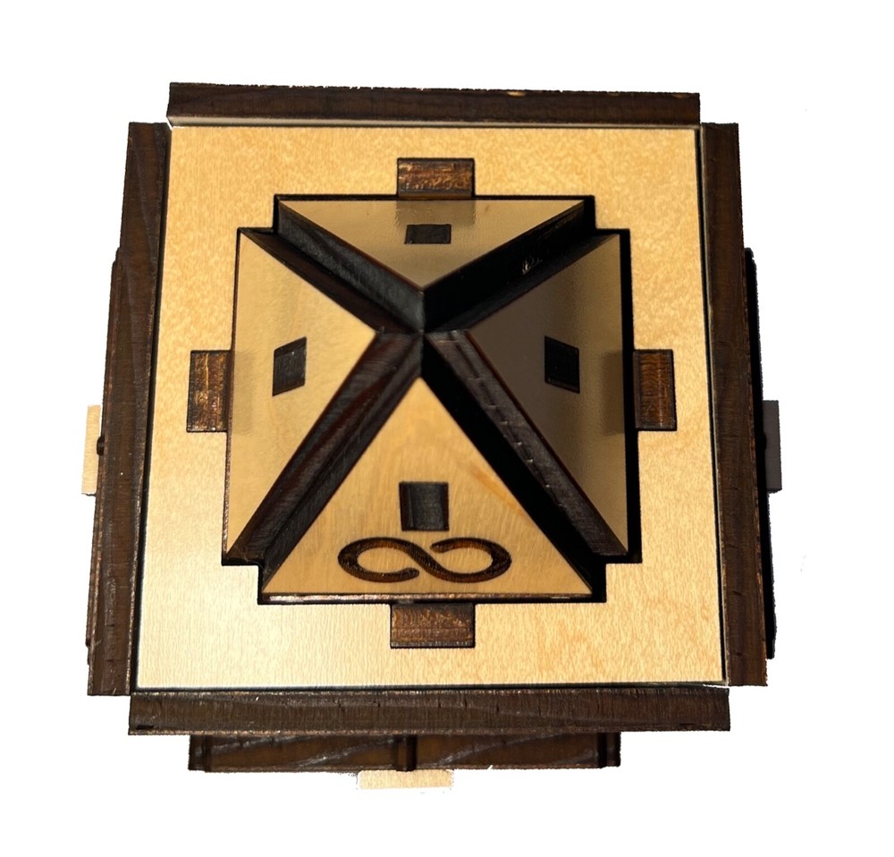 55 Step - Obelisk Puzzle Box | Hidden Compartment | Smart Gift for Adults