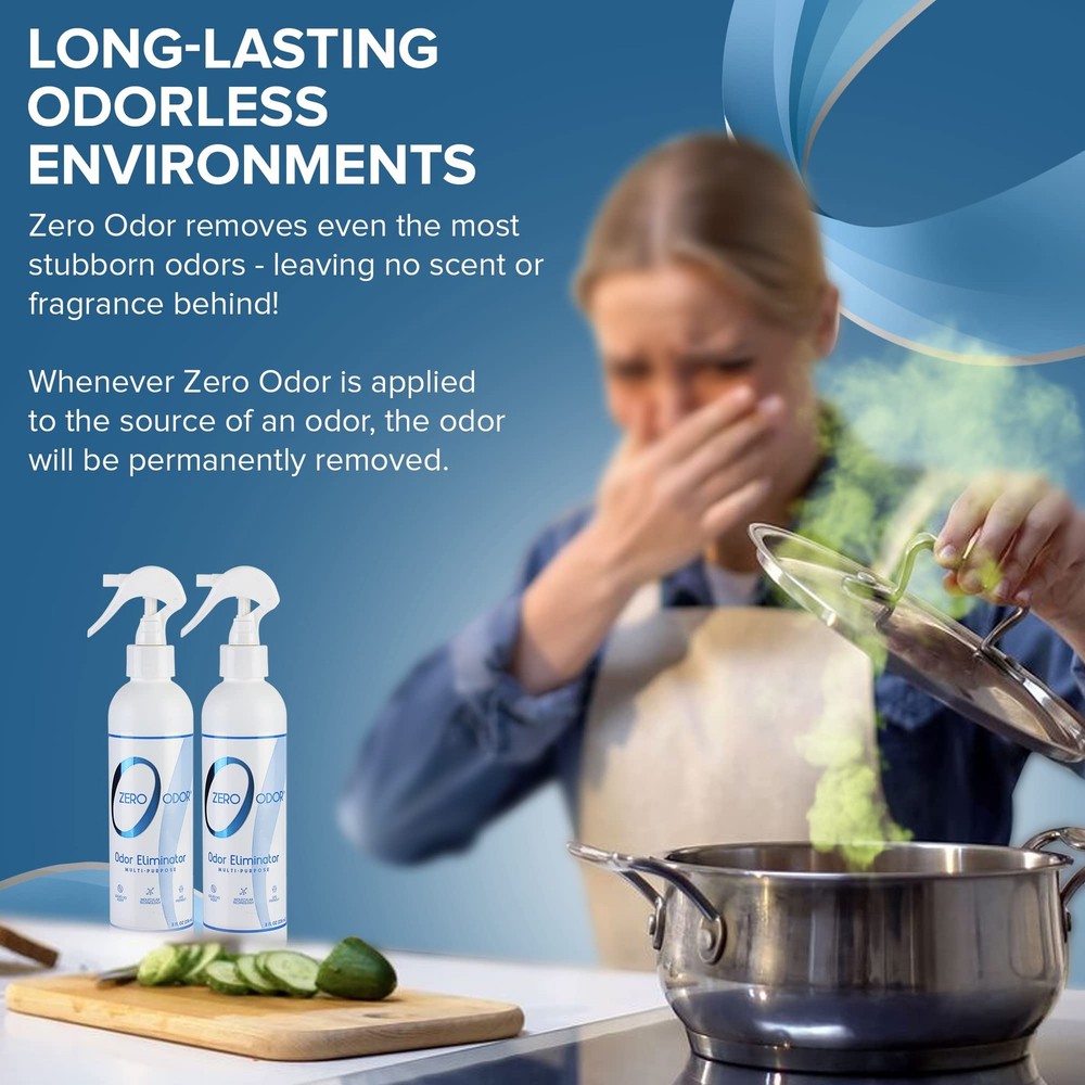 Zero Odor MultiPurpose Strong Odor Eliminator for Home, Office, Car, Bathroo...