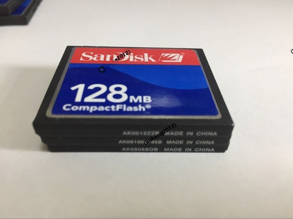 5PCS 128MB Sandisk Compact Flash Card 128MB CF Memory card SDCFJ/SDCFB