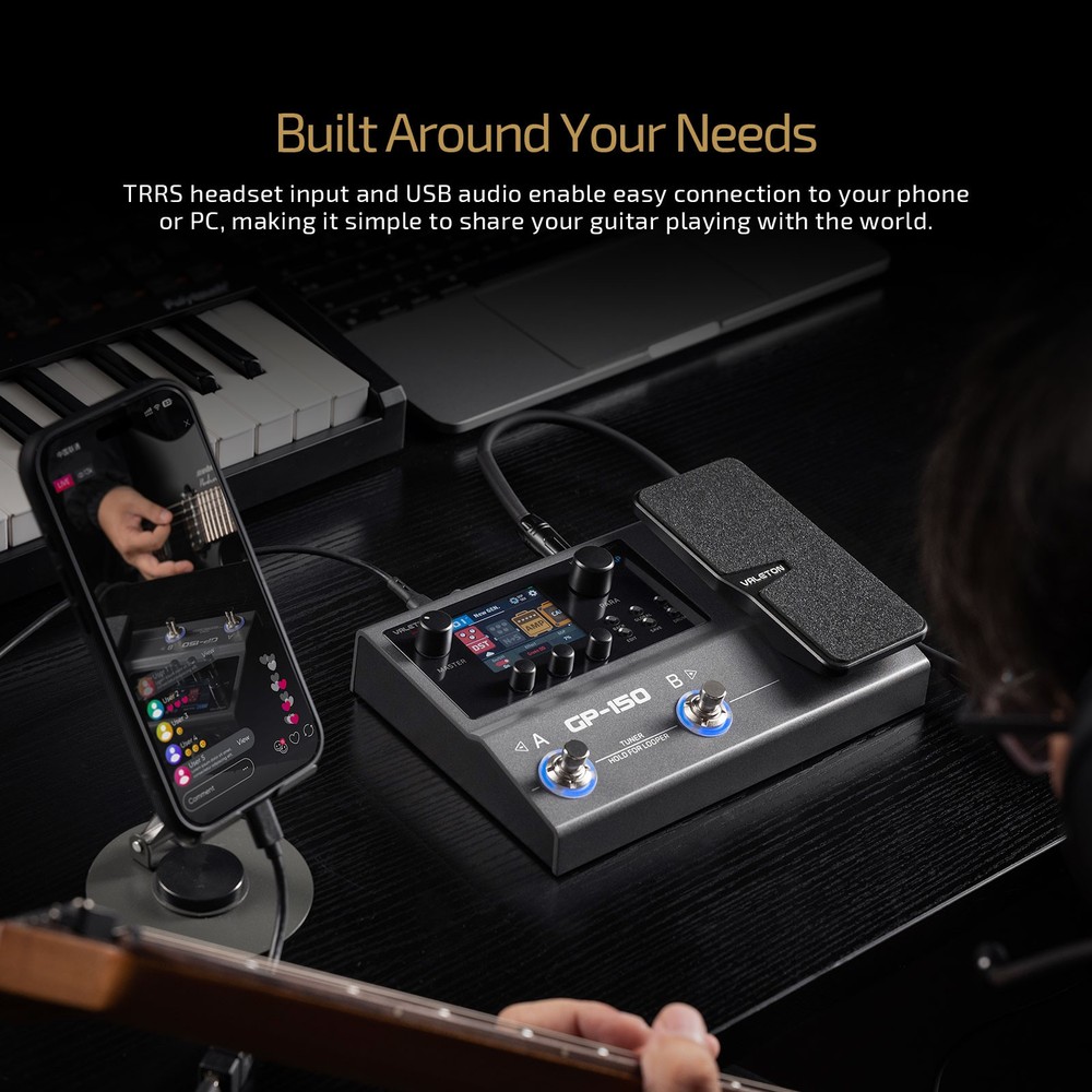 Valeton GP-150 Multi-Effects Processor - 200+ HD Modeling Effects
