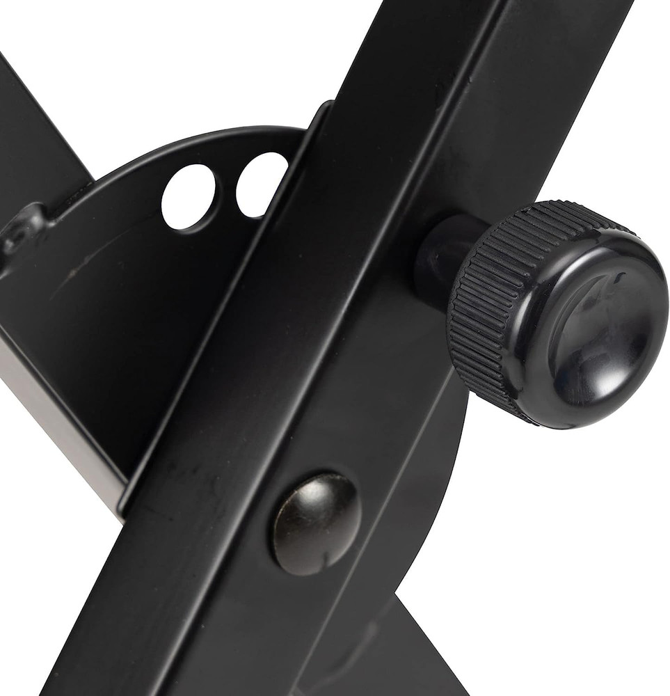 KS7190 Classic Single-X Keyboard Stand , Black