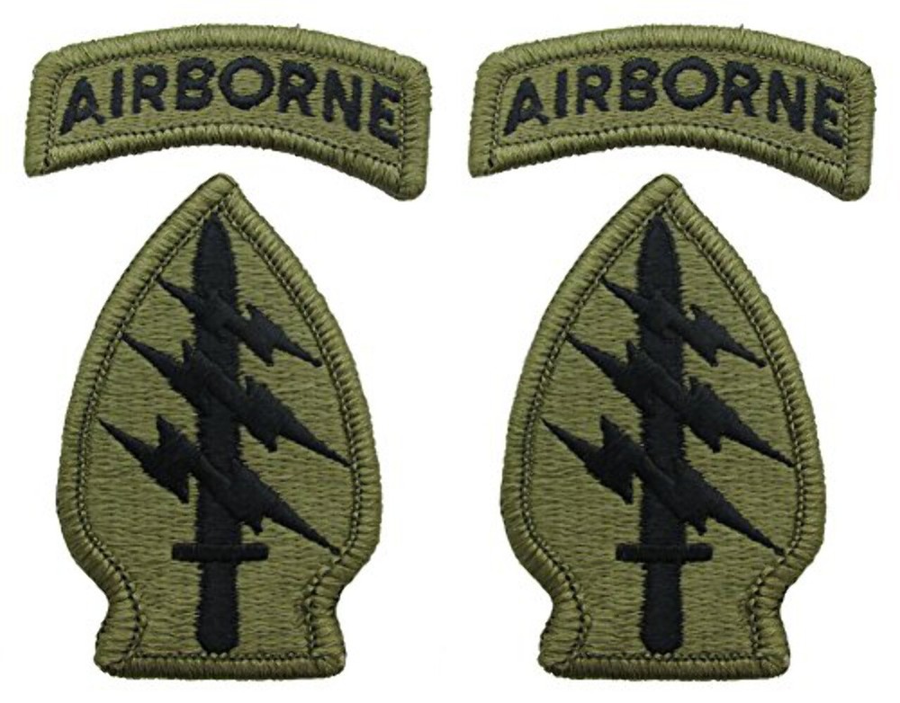 Special Forces Group OCP Patch - U.S. Army Patch with Airborne Tab - 2 PACK