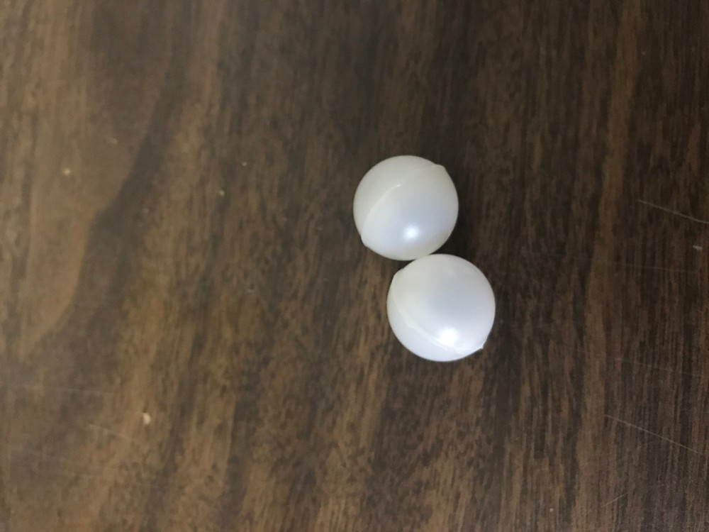 20mm Hollow PVDF Balls - 2 pcs