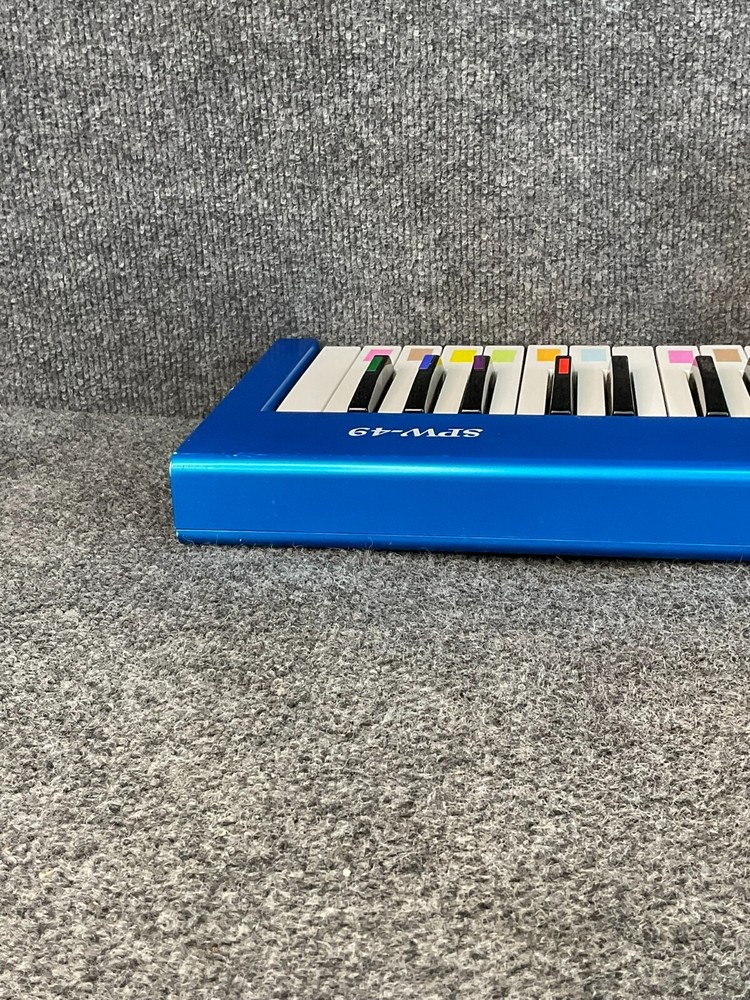 Suzuki SPW-49 USB MIDI Keyboard Controller 49 Key Blue Tested