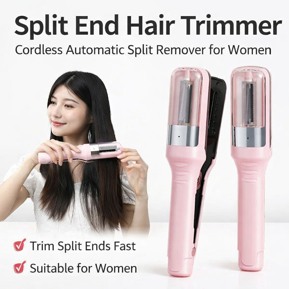 Split End Hair Trimmer Cordless Automatic Split Remover for Dry & Damaged Hair
