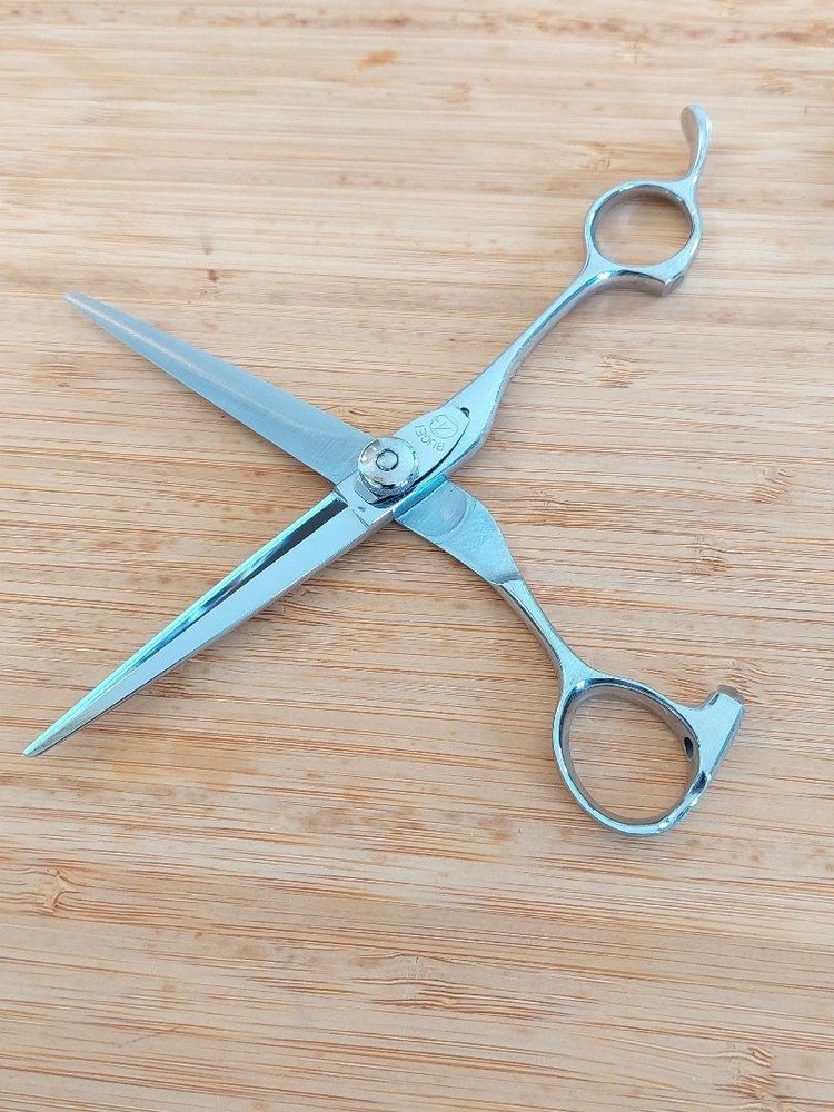 Bugeishisa BBZ60 Professional Cutting Scissors 6" Single Blade Offset Handle