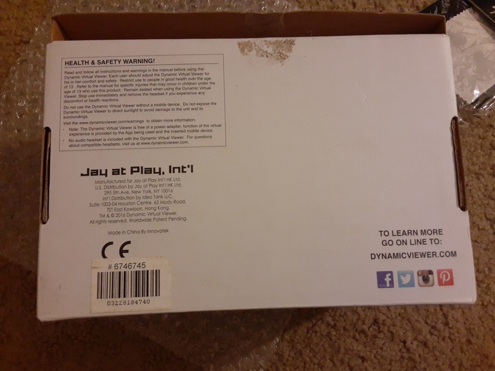 VR Headset Dynamic Virtual Viewer (DVV) Beginner Virtual Reality Headset See Des