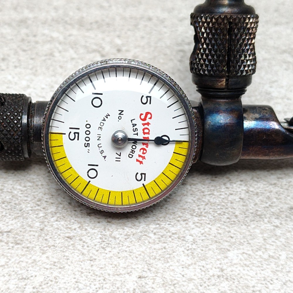 Starrett 711 Last Word Dial Test Indicator Set w/ Case