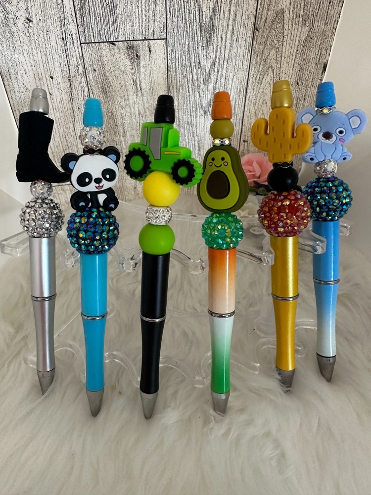 Handmade Pens fun beaded