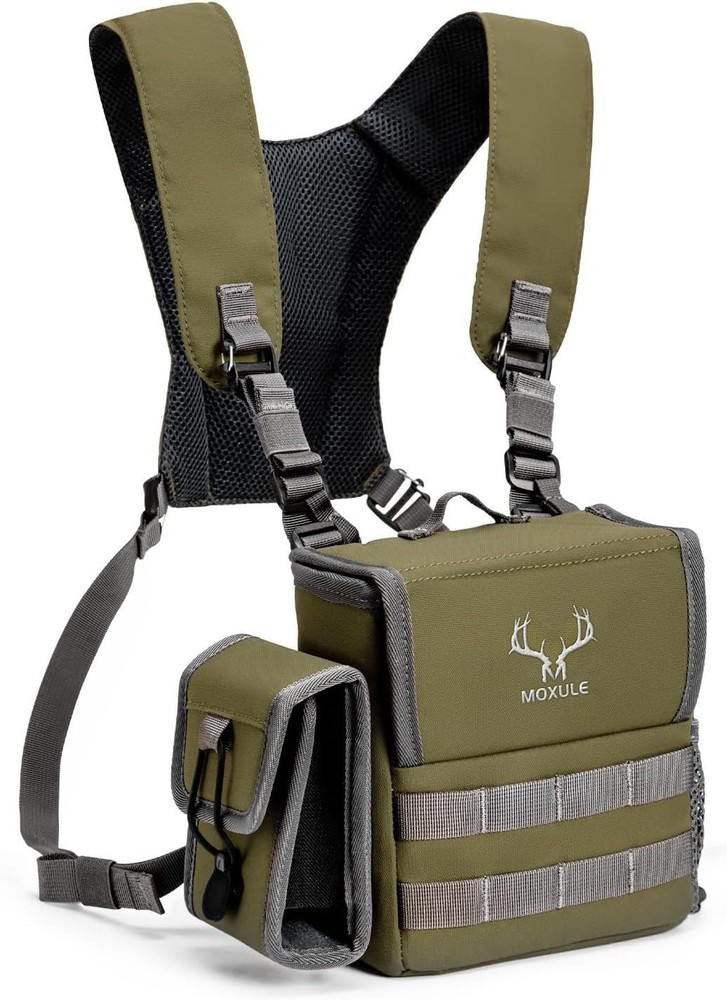 Binocular Harness Chest Pack: Bino Case with Rangefinder Pocket