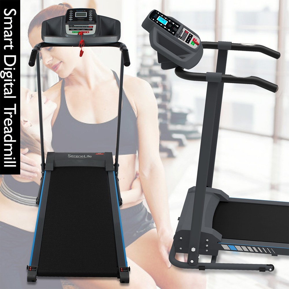 SereneLife SLFTRD20 Smart Treadmill Motorized Running Jogging Exercise Machine
