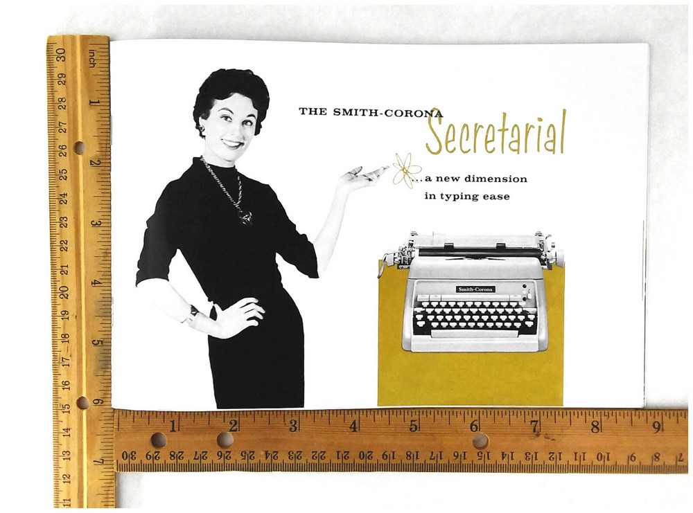 Smith Corona Secretarial Typewriter User Instruction Manual