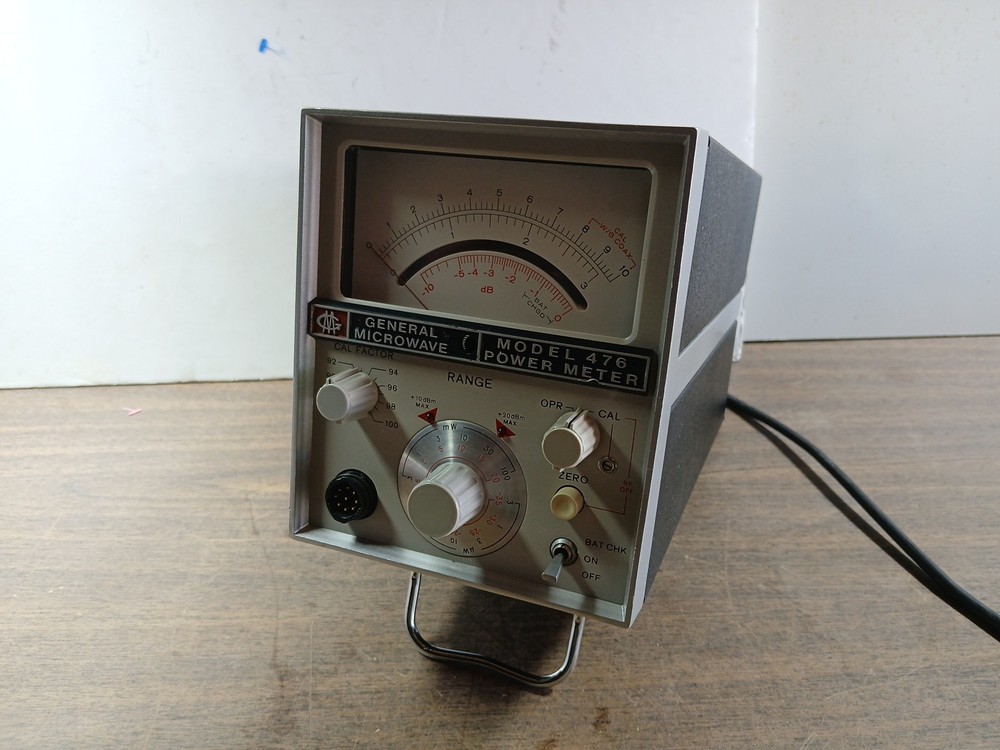 GENERAL MICROWAVE MODEL 476 POWER METER Tested Working
